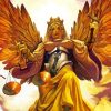 Golden Angel Of Justice Diamond Painting