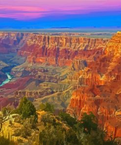 Grand Canyon West Sunset Diamond Painting