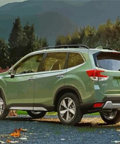 Green Subaru Forester Diamond Painting