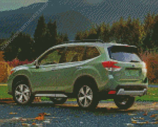 Green Subaru Forester Diamond Painting