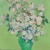 Green And White Vase Art Diamond Painting