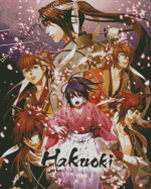 Hakuouki Anime Poster Diamond Painting