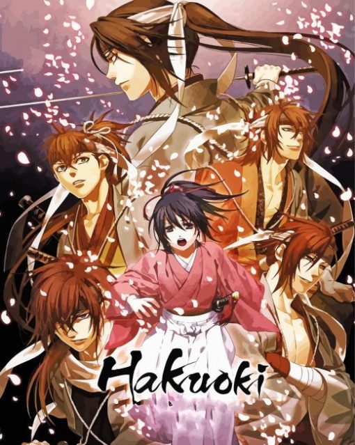 Hakuouki Anime Poster Diamond Painting