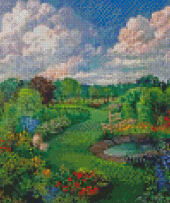 Heavens Gardens By Randy Burns Diamond Painting