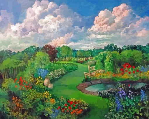 Heavens Gardens By Randy Burns Diamond Painting