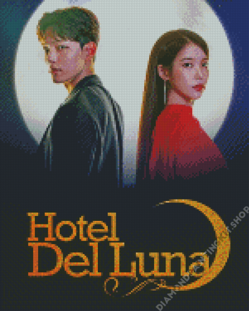 Hotel Del Luna Serie Poster Diamond Painting