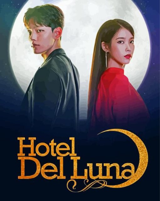 Hotel Del Luna Serie Poster Diamond Painting