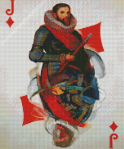 Jack Of Diamonds Card Diamond Painting