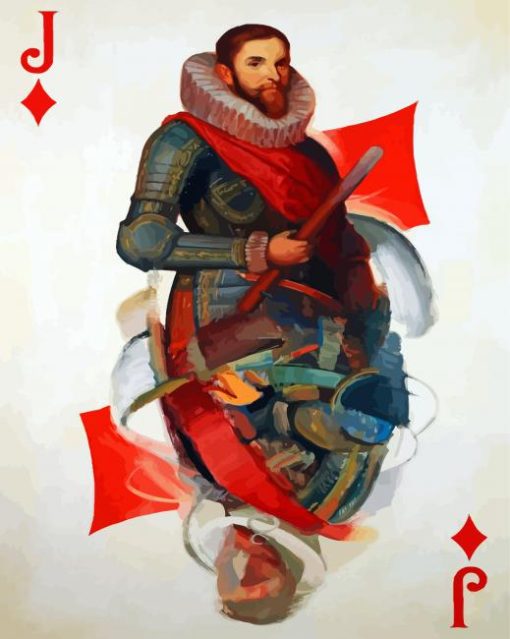 Jack Of Diamonds Card Diamond Painting