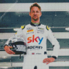 Jenson Race Car Driver Diamond Painting