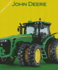 John Deere Tractor Poster Diamond Painting