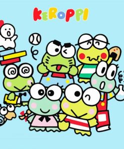 Keroppi Family Diamond Painting