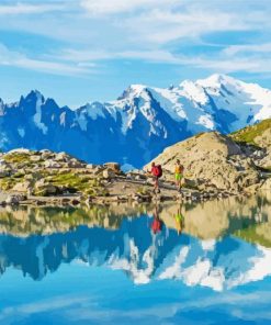 Lac Blanc Chamonix Diamond Painting