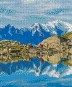 Lac Blanc Chamonix Diamond Painting