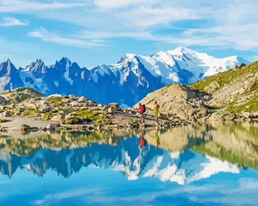 Lac Blanc Chamonix Diamond Painting