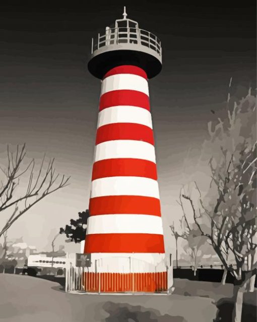 LeFrak New Jersey Lighthouse Diamond Painting