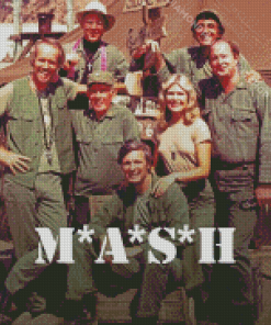 Mash Sitcom Poster Diamond Painting