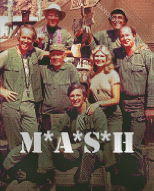 Mash Sitcom Poster Diamond Painting