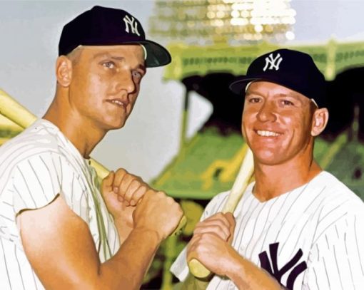 Mickey Mantle And Roger Maris Diamond Painting