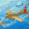 Military B17 Flying Fortress Diamond Painting