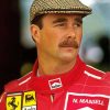 Nigel Mansell Diamond Painting