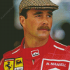 Nigel Mansell Diamond Painting