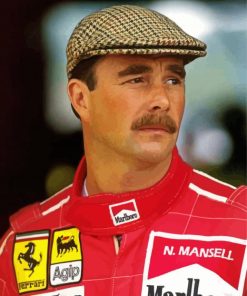 Nigel Mansell Diamond Painting