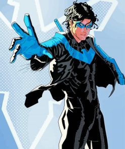 Nightwing Diamond Painting