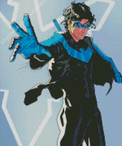 Nightwing Diamond Painting