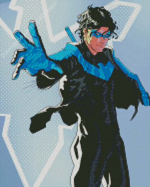 Nightwing Diamond Painting