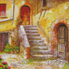 Old Italy House Art Diamond Painting