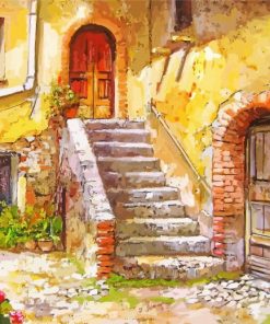 Old Italy House Art Diamond Painting