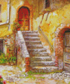 Old Italy House Art Diamond Painting