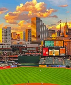 Orioles Park At Camden Yards Stadium Diamond Painting