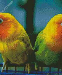 Parrot Love Bird Diamond Painting