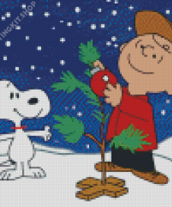 Peanuts Charlie Art Diamond Painting