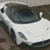 Pearl White MC20 Maserati Diamond Painting