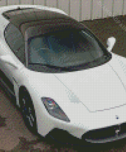 Pearl White MC20 Maserati Diamond Painting