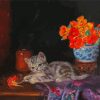 Playful Kitten Diamond Painting