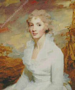 Portrait Of Miss Eleanor Urquhart By Henry Raeburn Diamond Painting