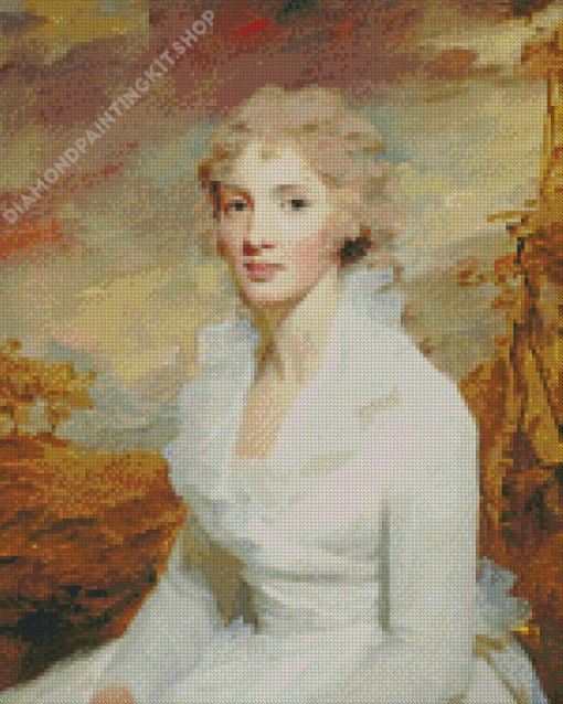 Portrait Of Miss Eleanor Urquhart By Henry Raeburn Diamond Painting