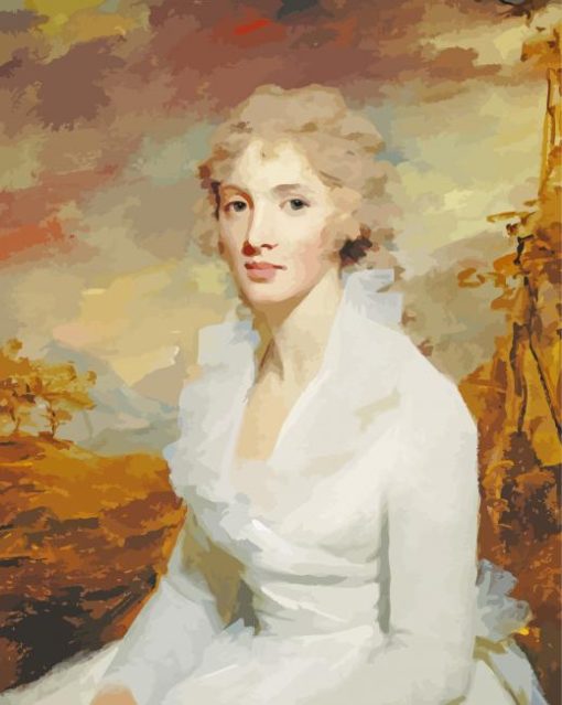 Portrait Of Miss Eleanor Urquhart By Henry Raeburn Diamond Painting