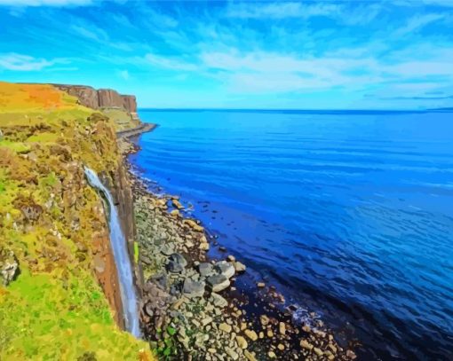 Portree Skye Seascape Diamond Painting