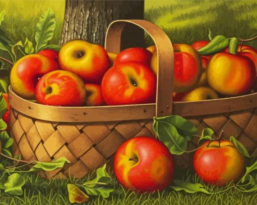 Prentice Apples In A Basket Diamond Painting