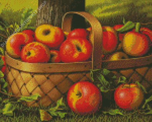 Prentice Apples In A Basket Diamond Painting