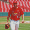 Professional Baseballer Adam Wainwright Diamond Painting