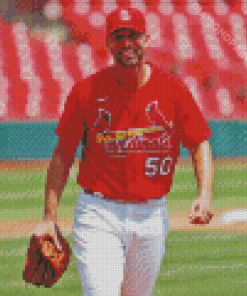 Professional Baseballer Adam Wainwright Diamond Painting