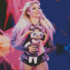 Professional Wrestler Alexa Bliss Diamond Painting