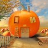 Pumpkin House Diamond Painting