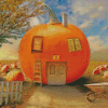 Pumpkin House Diamond Painting